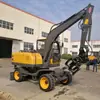Excavadora 80 Excavadora de Ruedas Excavadora de Ingeniería 80 Máquina de Gancho Pequeño Pinza para Madera Pinza para Madera Pinza para Madera