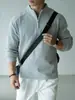 Sudadera de algodón con cepillado de doble cara y tacto de nube para hombre, otoño 2026, ropa deportiva para exteriores, fitness, running