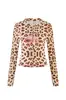 Conjunto de Chaqueta Corta con Capucha y Cremallera Estampado de Letras Ajustado y Pantalones Cross-Border I*Amgi con Diseño de Costuras Visibles