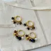 Maillard Estilo Chino Nuevo Pendientes de Borla con Cuentas de Ojo de Tigre Perla Pendientes de Otoño e Invierno Lujo Ligero Retro Gama Alta para Mujer