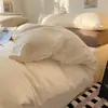 Juego de Cuatro Piezas de Sábanas, Funda de Edredón, Gasa de Burbujas Cama de Dormitorio Juego de Cama de Tres Piezas 2025 Sin Algodón Algodón Puro Nuevo Modelo de Invierno
