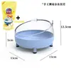 Banheiro para hamster banheira bacia de areia para banho vaso sanitário uso duplo urso dourado areia para banho areia para urina à prova de respingos primeira geração de pelo