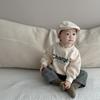 Roupas de Outono para Bebês, Conjuntos Infantis, Roupas Infantis Estilo Coreano de Outono, Conjuntos de Moletons e Calças de Moletom para Bebês, Roupas de Outono para Meninos
