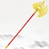 Celebridad de Internet Juguetes Nuevos para Niños Armas de los Tres Reinos Galvanizado Guan Gong Dao Fang Tian Ji Pintado Zhao Yun Lanza Puesto de Lugar Turístico Artículos