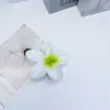 Pinza para el pelo de estilo vacacional romántico y colorido, popular transfronteriza, con flor de plumeria, accesorio floral fresco para el cabello para mujer
