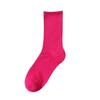Calcetines japoneses color rojo rosa calcetines de primavera y otoño Joker nuevos calcetines para niños dulces al por mayor venta directa de fábrica