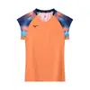 2025 Novo Vestuário de Badminton Mizuno Feminino Estampado Adulto Secagem Rápida Camiseta de Treino de Tênis de Mesa Manga Curta Secagem Rápida