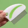 Pente de pulgas transfronteiriço, pente de dentes finos de aço inoxidável para tosa de gatos, pente para animais de estimação, ferramenta de tosa, suprimentos para animais de estimação para gatos e cães