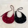 Bolsa Tote de Camurça Retrô para Mulheres 2026 Nova Bolsa de Ombro/Axila de Nicho Bolsa de Mão Transversal com Textura de Alto Padrão
