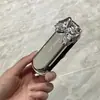 Espelho Portátil de Viagem e Almofada de Ar com Massagem Integrada Comb Dobrável Mini Comb
