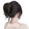 Lazo para el Cabello Bola Esponjosa Rizos Flor en Rodete Viento Perezoso Simulación de Cabello Larga Barba Cola de Pollo Lazo para el Cabello