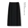 Falda de mujer bordada con lazo hecho a medida, nuevo estilo primavera y otoño 2026, elegante falda midi inspirada en Chanel, super favorecedora