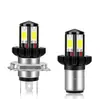 Luces para vehículos eléctricos, focos empotrables de doble garra superbrillantes para motocicleta, faros LED, bombillas LED para scooter, faros para triciclo