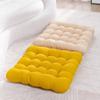 Cojín grueso de color sólido con marca para silla de oficina, cojín para silla de ordenador, cojín de invierno para estudiantes