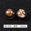 Botones de Perla Brillante Cosidos a Mano 2025 Botones Pequeños de Metal de 10 mm Botones para Cheongsam Traje Tang Botones para Camisa Botones para Falda JK