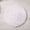 Manteles Tejidos de Cuerda de Algodón de Amazon para Uso en el Hogar, Manteles de Cuerda de Algodón, Posavasos, Tapetes para Cazuelas, En Stock, Tapetes Simples Aislantes de Calor