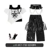 Figurinos de Performance de Jazz para Meninas Roupas de Prática de Jazz Infantis Outfits Modernos de Street Dance para Crianças Conjuntos de Dança para Passarela de Meninas