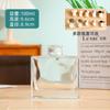 Frasco Quadrado de Vidro Transparente Estilo Nórdico Frasco Vazio Aromaterapia Rattan Sem Fogo Óleo Essencial Aromaterapia Frasco Decoração de Casa