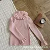 25 de Fábrica Nuevo Primavera Otoño Invierno Encaje Volante Cuello Dulce Estilo Princesa Suave Cómodo Cálido Tejido Base Suéter