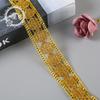 Listón de estilo nacional directo de fábrica esquina zongzi accesorios de encaje dorado y plateado accesorios en stock