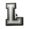 Zapatos Zuecos Alfanuméricos Transfronterizos con Letras Inglesas Hebillas de Zapato Decoración de Zapato Accesorios DIY Accesorios de Goma Suave para Zapatos