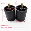 60*70mm pies de plástico para sofá patas de sofá muebles pies de plástico pies de plástico para gabinetes negro