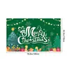 Suprimentos de Decoração de Cenário de Natal Novo Transfronteiriço, Decorações de Festa de Natal, Faixas de Jardim para Feriados, Tecido de Cortina de Porta