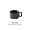 Caneca de café de cerâmica nórdica estilo europeu pequena luxuosa simples individual elegante caneca de alta qualidade com tampa