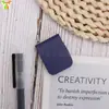 Marcador de página magnético rectangular de cuero transfronterizo, Portafolio para seguimiento de lectura de libros DIY, Portafondos magnéticos fuertes
