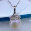 Prata S925 Universal Quebrável Cabeça de Pera Pérola de Água Doce Real Pingente Acessórios DIY Prata Esterlina S925 Escondedor Suporte Vazio