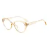 2026 Nuevo Armazón Ojo de Gato Estilo Chica Dulce Chica Popular Armazón para Gafas Anti-Luz Azul Se Puede Montar con Lentes de Graduación Gafas Sin Graduación para Mujer
