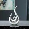 Adornos modernos de cerámica de lujo ligero para sala de estar, recibidor, mueble de TV, escritorio de oficina creativo, mueble de vino, decoraciones para inauguración de casa