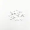 Banhado a Ouro Cobre Cor Forte Duradoura Redondo Liso Contas Espaçadoras Brilhantes com Furo Passante Contas Soltas DIY Pulseira Colar Acessórios de Joias