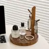 Adorno de entrada estilo vintage para guardar llaves, estante de zapatero para sala de estar, perchero de entrada, bandeja de madera para joyas