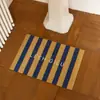 Tapete de Banheiro Memphis de Terra de Diatomáceas Listrado, Tapete para Pés Absorvente de Água Secagem Rápida para Entrada de Banheiro, Tapete de Vaso Sanitário Antiderrapante