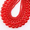 Piedra natural calcedonia cuentas sueltas color cuentas de jade accesorios para joyería diy pulsera de cuentas materias primas