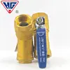 Válvula de esfera com filtro de latão Shanghai Hugong, malha de filtro de aço inoxidável, filtro de ar condicionado, filtro tipo Y, válvula de esfera de latão