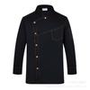 Ropa de Trabajo de Chef para Hombre de Manga Larga Manga Corta Cocina Trasera Cantina Restaurante Chino Horneado Pastelería Ropa de Chef Engrosada para Otoño e Invierno