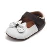 Comercio exterior al por mayor zapatos de primavera y otoño para bebé niña y niño pequeño lazo Zapatos de princesa para bebé zapatos de bebé D0809