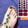 Verano 2021 Nuevos Stickers Franceses para Pies Stickers Nail Art Stickers Completos Bronceado Japonés Despegables Nail Art Stickers para Pies Stickers Completos