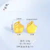 Puzuo Color Fuerte que Conserva 24K Oro Brillante Accesorios para Joyería DIY Colgante en Forma de Corazón Hielo Triturado Bolsa de Dinero Pulsera Collar para Mujeres