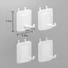 Tablero Perforado de Pared Estante de Almacenamiento de Pared para el Hogar Accesorios de Ganchos Pared sin Taladro Accesorios de Escritorio de Pared