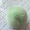 Origem 6/7/8cm Bola de Pelo de Coelho Rex Bola de Pelo de Coelho Pingente de Joia Acessórios para Cocar Acessórios DIY 24 Cores