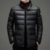 2025 Nova Roupa Masculina Acolchoada de Algodão Gola Alta Leve Curta Roupa de Inverno Masculina Acolchoada de Algodão Jaqueta Casual Acolchoada de Algodão Roupa de Inverno Dropshipping