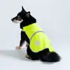 Vendas Diretas da Fábrica Roupas para Animais de Estimação Colete de Segurança Refletivo para Cães Amarelo Fluorescente Protetor de Alta Visibilidade