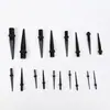Pendientes de Cono Afilado Acrílicos Mixtos, Estilos Transfronterizos, Moda y Simplicidad, Accesorios para Perforaciones de Ropa de Trabajo Diaria, Pendientes