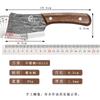 Cocina Celebrous de Internet Cuchillo de Cocina Pequeño Cuchillo Ligero y Afilado Mini Cuchillo para Matar Pescado Cuchillo para Rebanar Doméstico Cuchillo Multifuncional con Patrón de Martillo