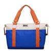 Bolsa de Armazenamento, Bolsa de Ginástica, Bolsa de Viagem, Bolsa de Embarque para Viagem de Negócios Feminina, Expansível, Design Color-Blocking, Impermeável e Portátil para Viagem