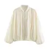 Comércio exterior transfronteiriço estilo europeu e americano feminino ZA AliExpress mais vendido versátil de corte solto jaqueta bomber com zíper