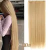 Pelucas Europeas y Americanas Más Vendidas para Comercio Exterior Transfronterizo Piezas de Cabello Grandes de Cabello Largo Recto Extendido para Mujer Extensiones de Cabello Teñidas en Degradado